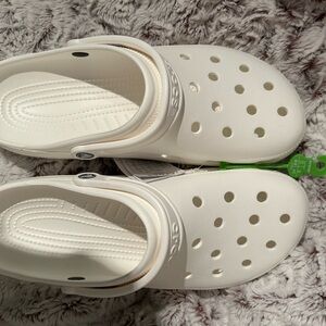 White Crocs Clogs